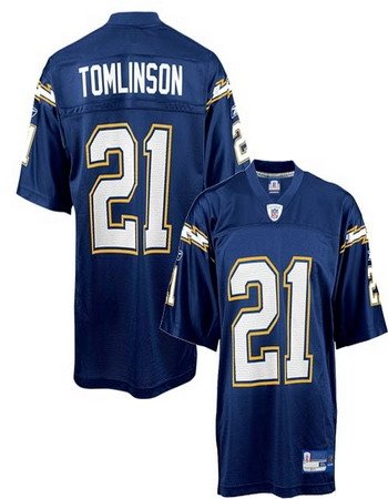 youth san diego chrgers 21 l tomlinson navy jerseys