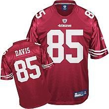 youth san francisco 49ers 85 vernon davis red jerseys