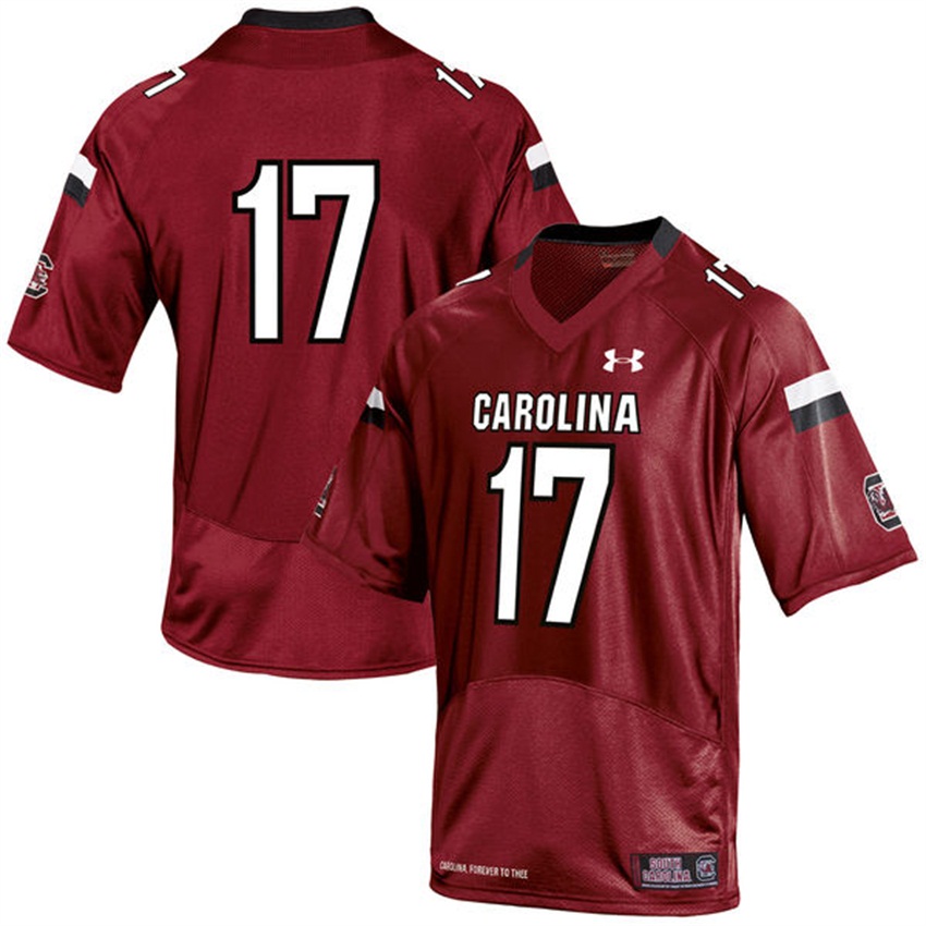 youth south carolina gamecocks garnet 17 ncaa premier football jersey