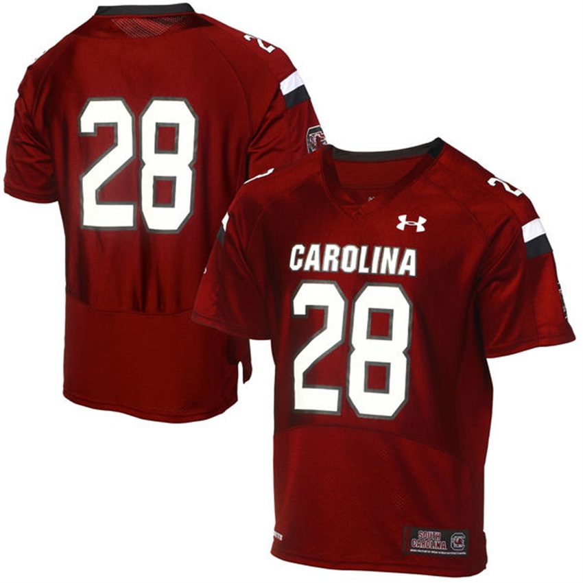 youth south carolina gamecocks garnet 28 ncaa premier football jersey