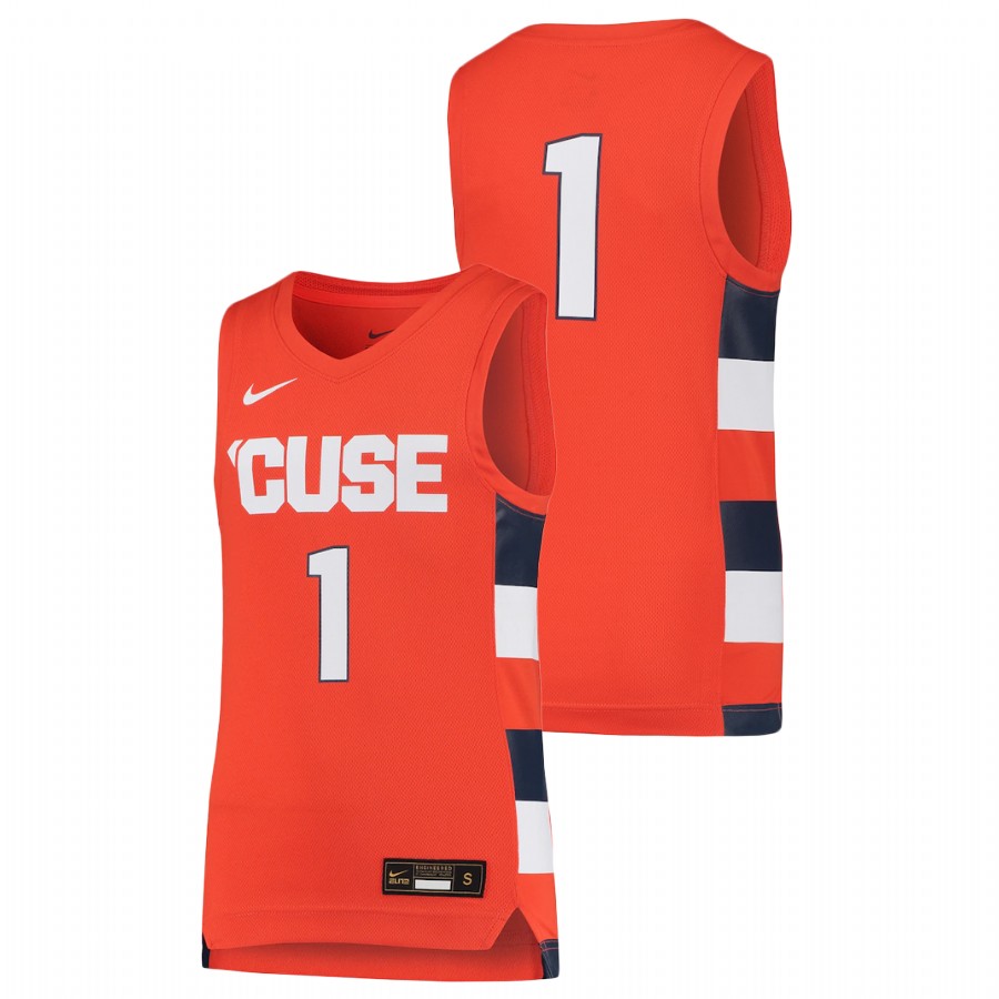 youth syracuse orange orange replica college basketball jersey