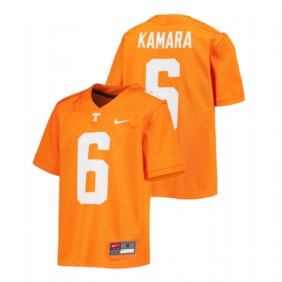 youth tennessee volunteers alvin kamara alumni college football orange jersey