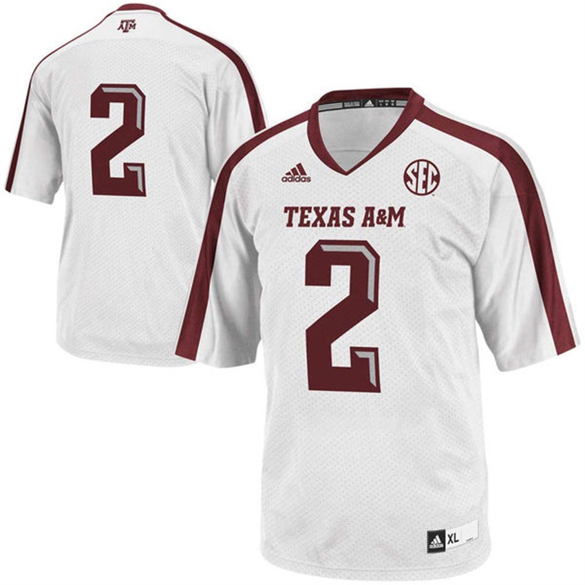 youth texas a&m aggies white 2 ncaa football jersey