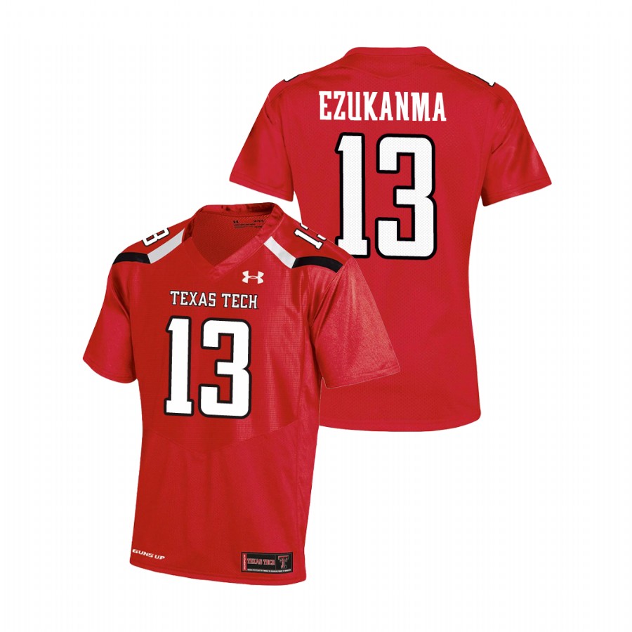 youth texas tech red raiders erik ezukanma red replica football jersey