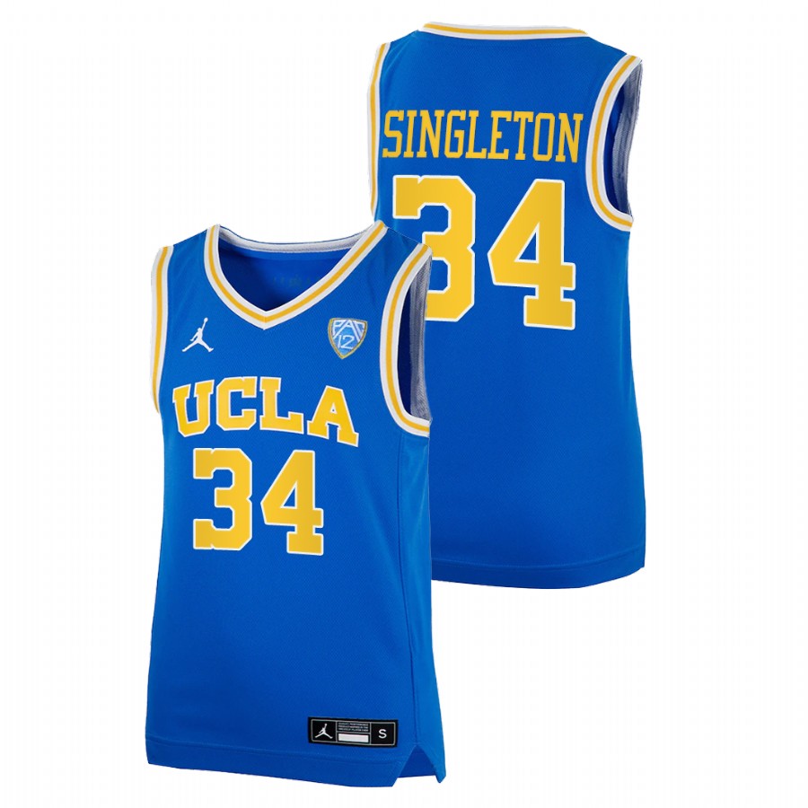 youth ucla bruins david singleton royal college basketball jersey