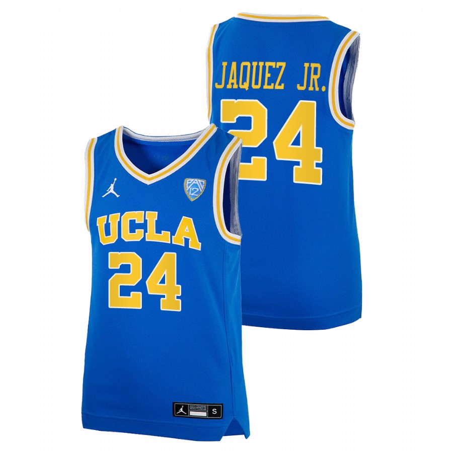 youth ucla bruins jaime jaquez jr. royal college basketball jersey