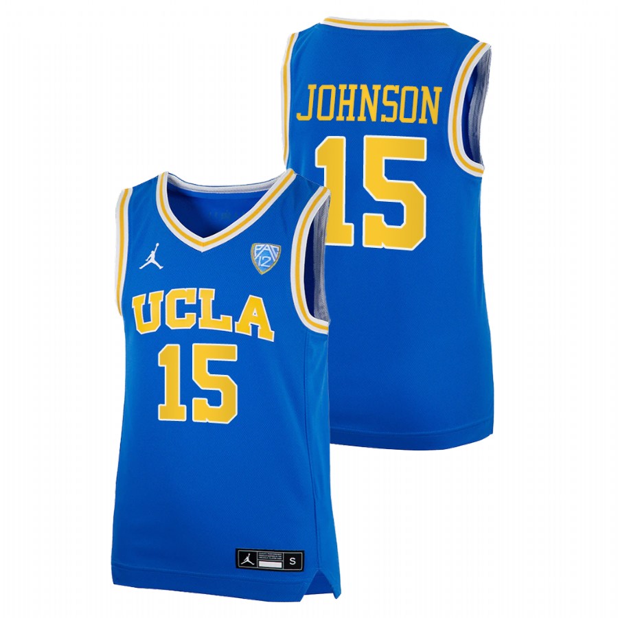 youth ucla bruins myles johnson royal college basketball jersey