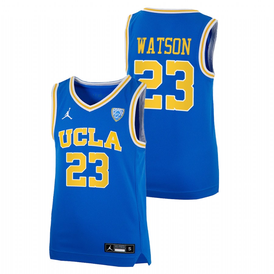 youth ucla bruins peyton watson royal college basketball jersey