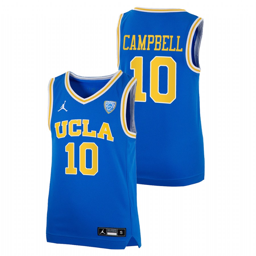youth ucla bruins tyger campbell royal college basketball jersey