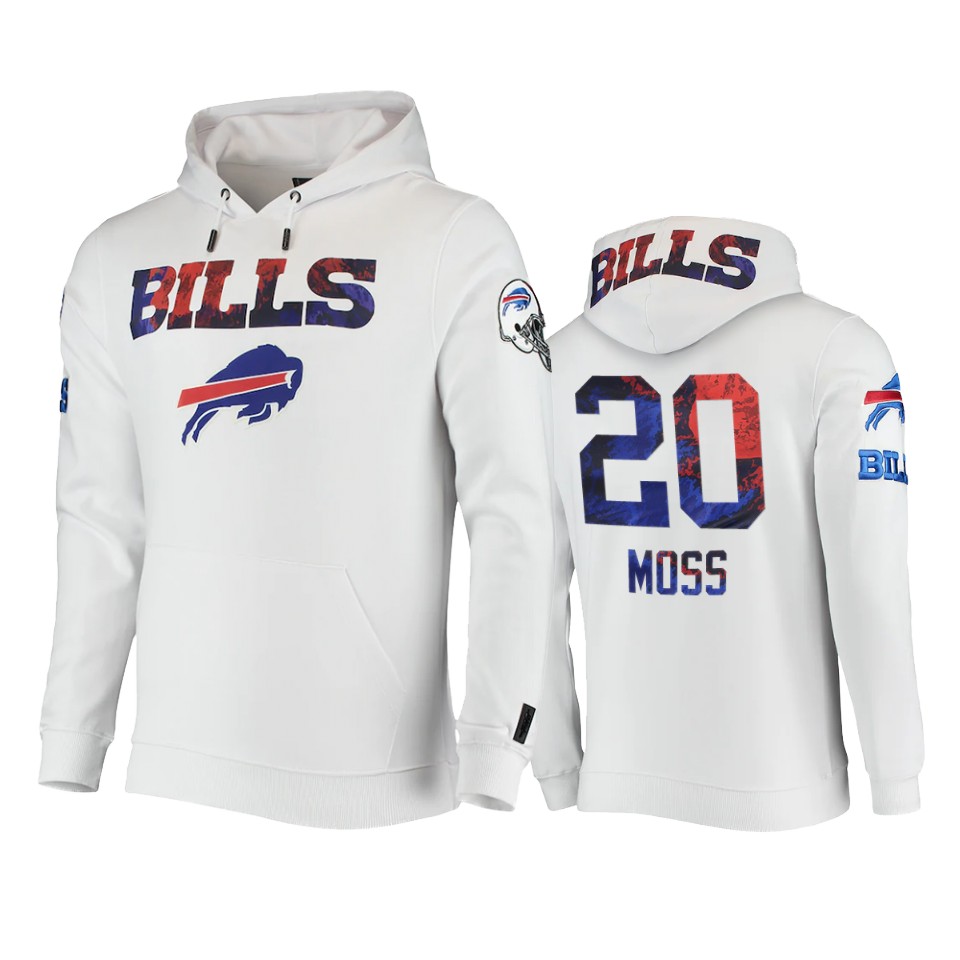 zack moss bills white americana hoodie