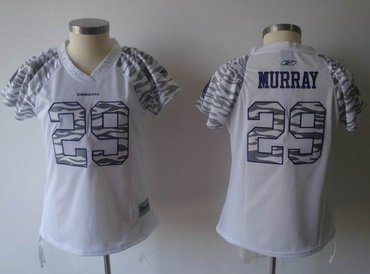 zebra field flirt fashion women dallas cowboys 29 demarco murray jerseys white